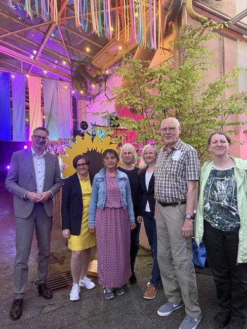 Tammer Delegation, zusammen mit Silke Gericke und Andreas Schwarz