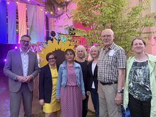Tammer Delegation, zusammen mit Silke Gericke und Andreas Schwarz